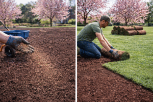 Zakładanie trawników Stare Babice, Legionowo, Milanówek: Siew czy Rolka? Poradnik Eksperta