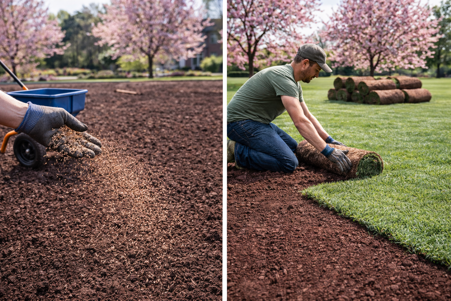 Zakładanie trawników Stare Babice, Legionowo, Milanówek: Siew czy Rolka? Poradnik Eksperta
